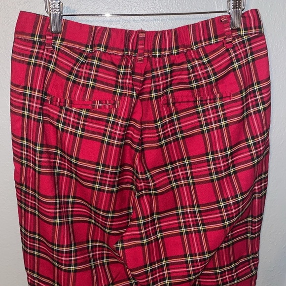 🍉 Women’s Red Plaid Medium Hot Topic Pants - Picture 6 of 7